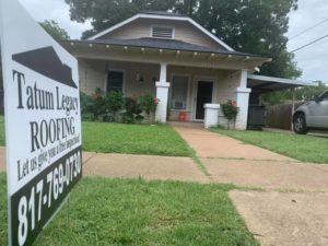 Roof job by Tatum Legacy Roofing