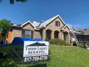 Roof job by Tatum Legacy Roofing