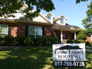 Roof job by Tatum Legacy Roofing