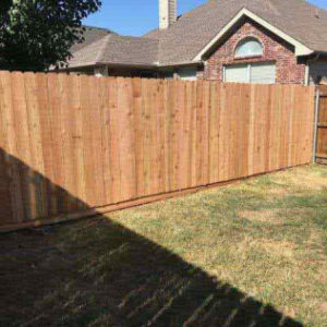 Wooden Fence Installation by Tatum Legacy Roofing