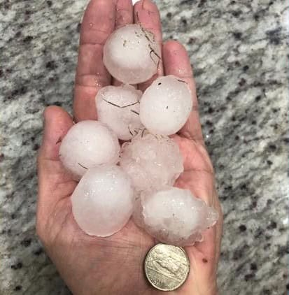 Hail in Texas